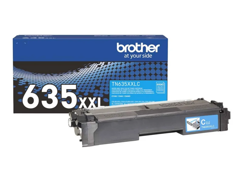 Tóner Brother TN635XXLC Cian Alto Rendimiento