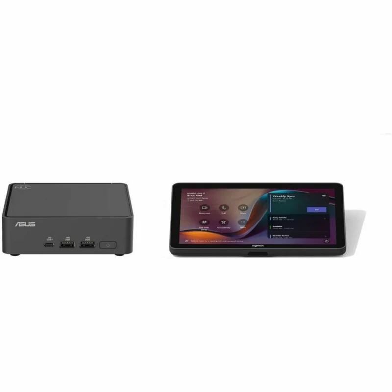 Controlador Táctil Logitech BASE Microsoft Teams Rooms (no AV), TAPMSTBASEASU3