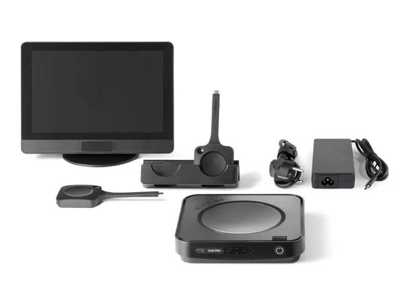 Sistema de Videoconferencia Barco ClickShare Hub Pro con Control Panel 10.1", USB-C/HDMI/DisplayPort