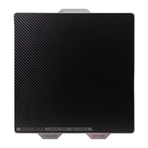 Accesorio Impresora 3D Wham Bam 258 x 258 Carbon Fiber Build Surface on a Spring Steel Flexi Plate