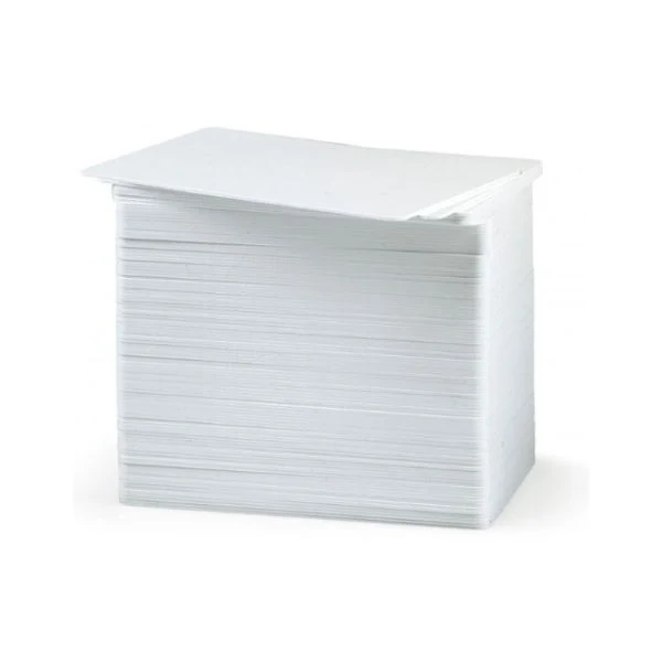 Tarjetas PVC Zebra CR-80 Blancas - Pack 500 Unidades - Tarjetas de Identificación