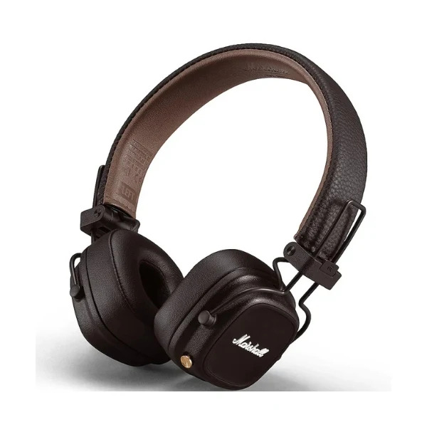 Audífonos inalámbricos Marshall Major IV On-Ear Bluetooth con batería de 80 horas - Marrón