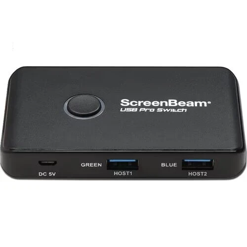 Switch de Presentación USB ScreenBeam USB Pro Switch SBUSBSW4 - Conmutador A/V para Salas de Reunión Híbridas
