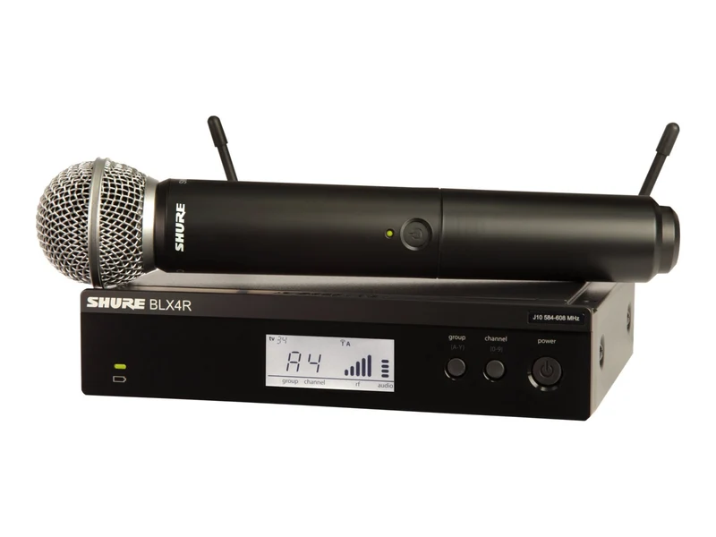 Soporte para Videoconferencia Shure BLX24R/SM58 Wireless Rack-mount Vocal System