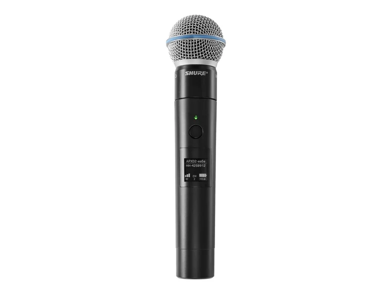 Sistema de Videoconferencia Shure MXW2X Handheld Transmitter, MXW2X/BETA58=-Z10