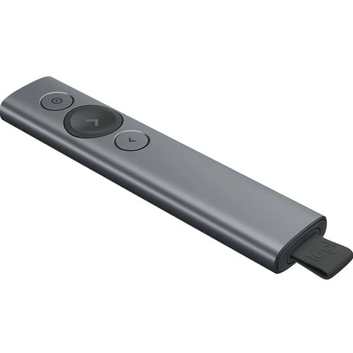 Puntero de Presentación Logitech Spotlight 910-005216 - Inalámbrico Bluetooth/Radio USB, Gris Pizarra