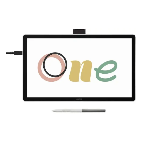 Tableta gráfica Wacom One 14 2025 con pantalla 14" Full HD White