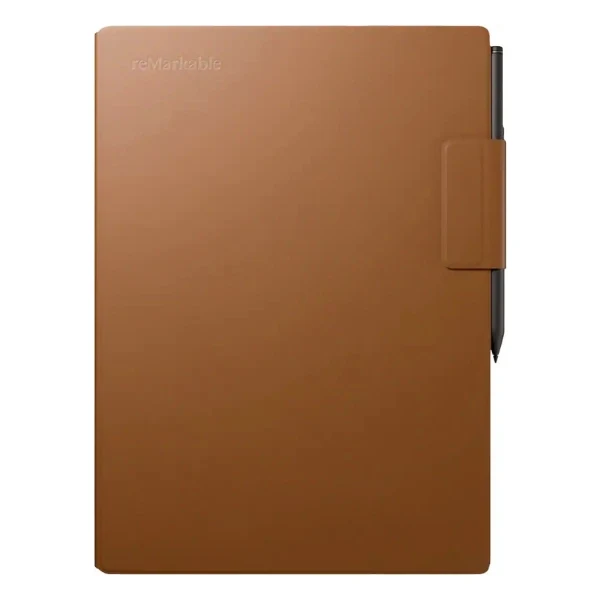 Funda para tablet reMarkable Paper Pro 11,8" Premium Leather Book Folio Brown